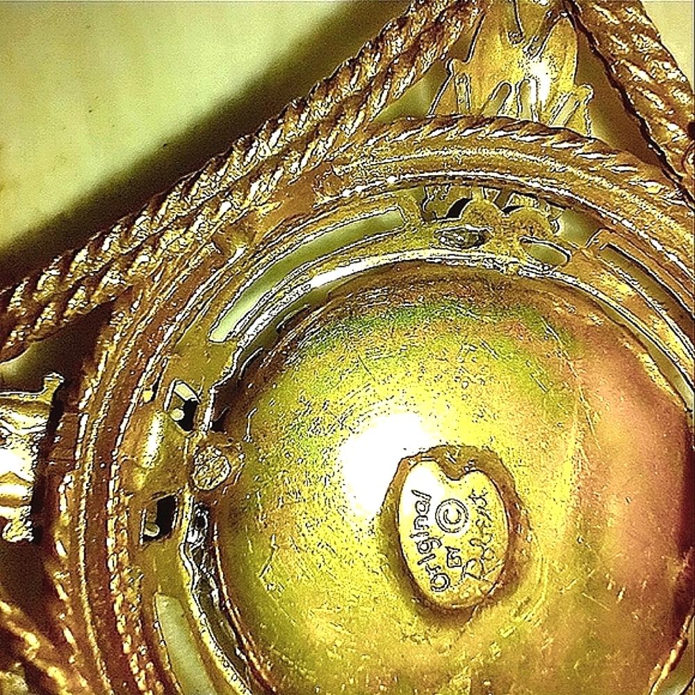 Brooch Signed by Robert Graham Vtg Retro Era, circa mid-20th century - Picture 14 of 16
